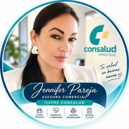 Jennifer Pareja, asesora comercial de Isapre Consalud